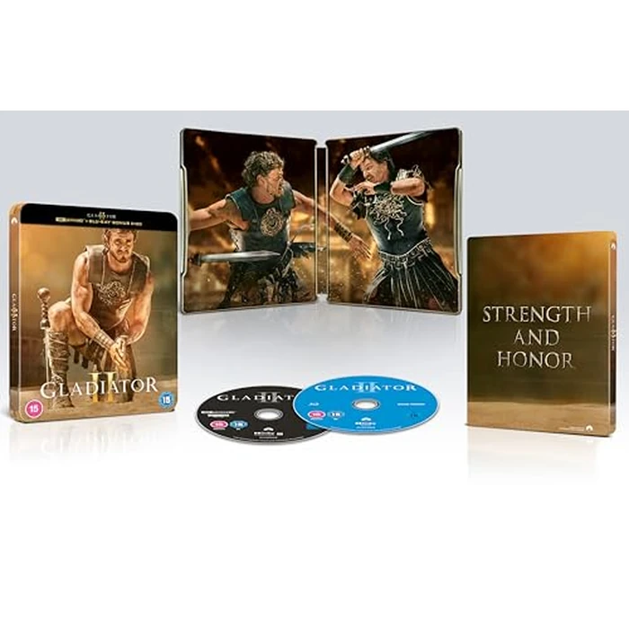 Gladiator II 4K UHD Steelbook [Blu-ray] [Region A & B & C] by Paramount Home Entertainment - Used - Good condition - US$38.72