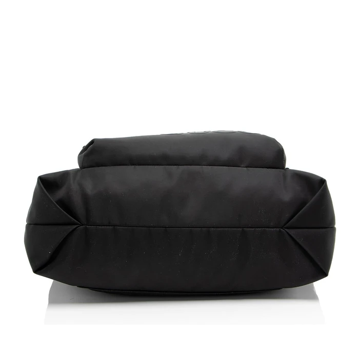 Gucci Nylon Embossed Web Large Tote - Nylon - Black by Gucci - Image 4