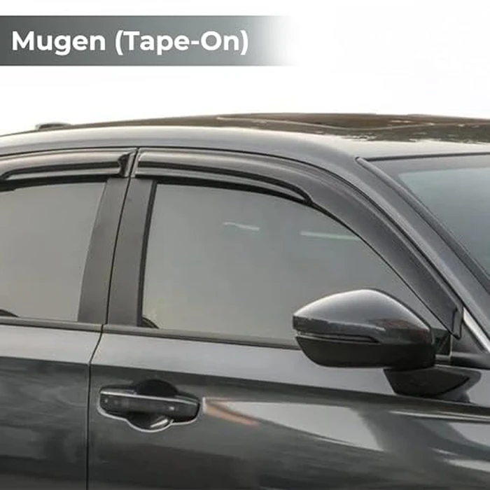 IG Window Visor for Mercedes-Benz E-Class Sedan 2010-2016, Rain Guard Tape-On Sun Wind Side Vent Window Deflector Mugen Style, 2010 2011 2012 2013 2014 2015 2016 (Sedan Only) by Immortal Group - Image 3