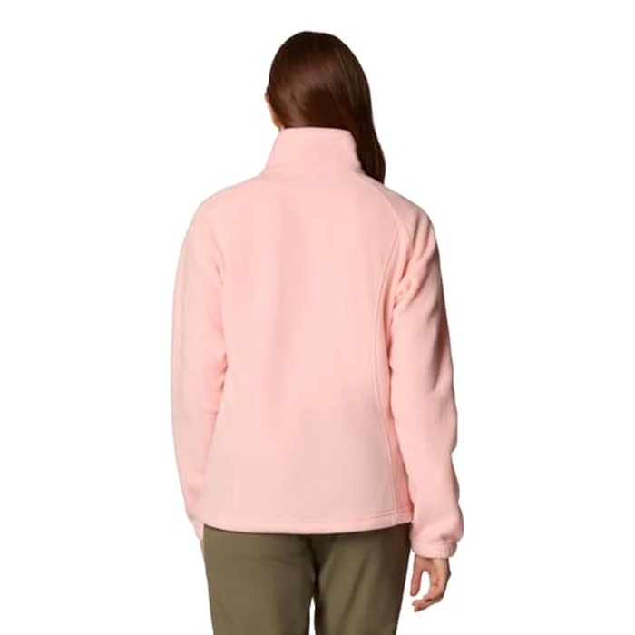 Columbia Womens Benton Springs Full Zip Fleece Jacket, Pink Sand, 3X by Columbia - Image 2