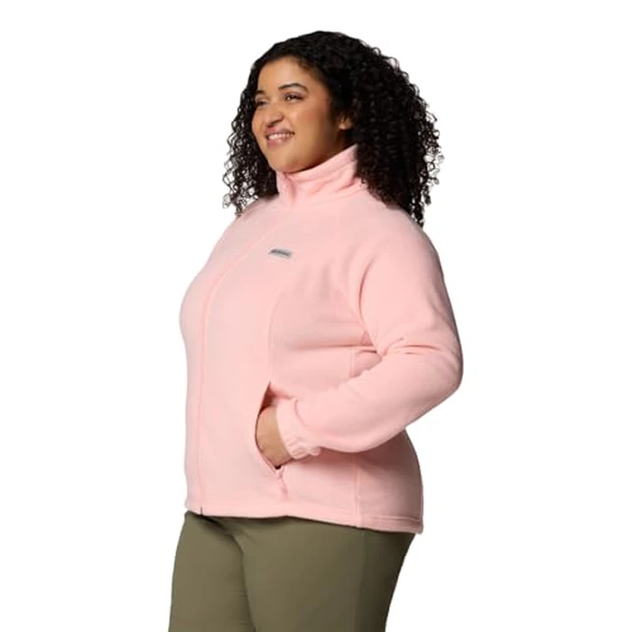 Columbia Womens Benton Springs Full Zip Fleece Jacket, Pink Sand, 3X by Columbia - Image 7