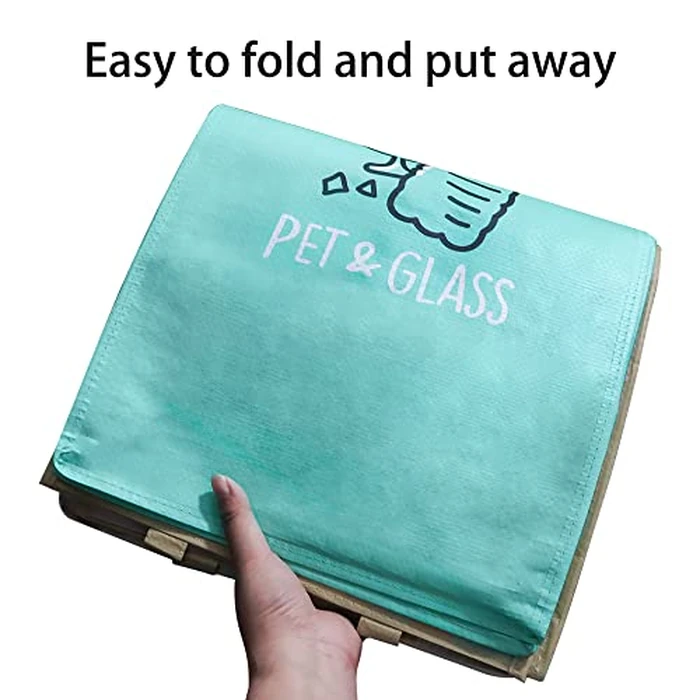 Recycling Bags,Separate Recycling Waste Bin Bags for Kitchen Home,Trash and Recycle Bin Combo,Reusable Waterproof,Kitchen Gifts Mothers Day Gifts for Mom Wife Grandma,42 Gallon,3Pack by Saderoy - Image 3