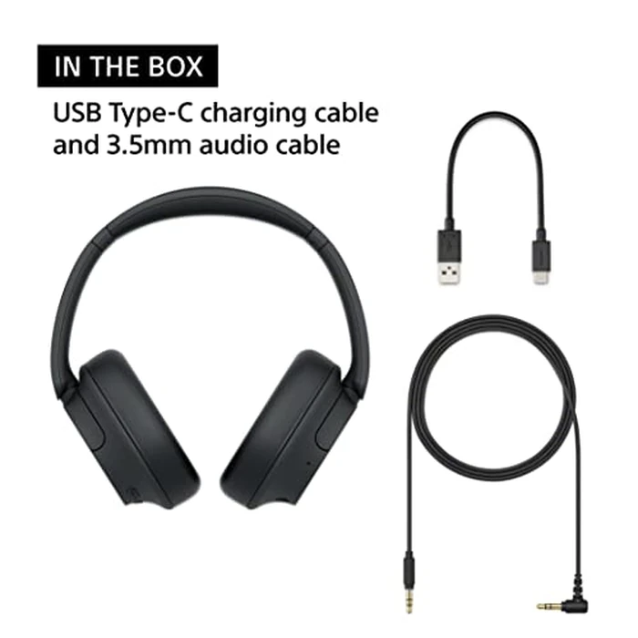 Sony WH-CH720N Noise Cancelling Wireless Headphones Bluetooth Over The Ear Headset with Microphone and Alexa Voice Control, Black by Sony - Image 6