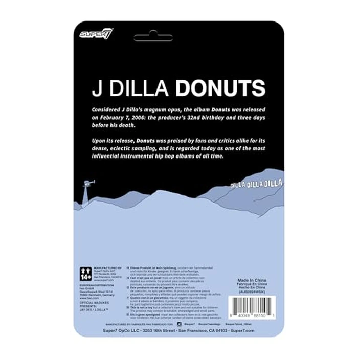 Super7 J Dilla Donuts Album Cover - 3.75" J Dilla Action Figure with Accessories Hip Hop Collectibles and Retro Toys by Super7 - Image 3