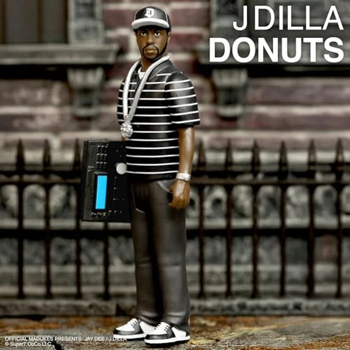 Super7 J Dilla Donuts Album Cover - 3.75" J Dilla Action Figure with Accessories Hip Hop Collectibles and Retro Toys by Super7 - Image 4