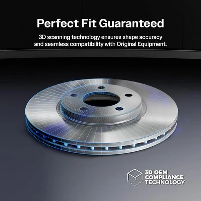 Transit Auto Front Disc Brake Rotors And Semi-Metallic Pads Kit Replacement For Jaguar F-Pace With 350mm Diameter Rotor K8F-103962 by Transit Auto - Image 7