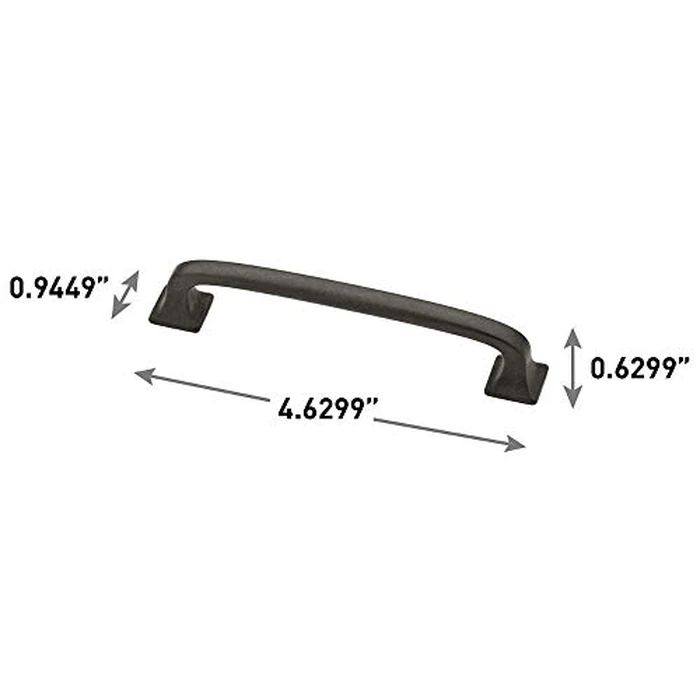 Franklin Brass P29613K-SI-B Soft Iron 4-Inch Lombard Kitchen or Furniture Cabinet Hardware Drawer Handle Pull, 10 Pack by Franklin Brass - Image 3