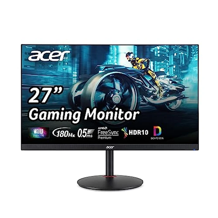 Acer Nitro XV271U M3bmiiprx 27.0" WQHD (2560 x 1440) Widescreen IPS Gaming Display | AMD FreeSync Premium | 1ms (G to G) | up to 180Hz Refresh | 2 Speakers | Display Port and HDMI Cable Incl. by Acer - Image 2