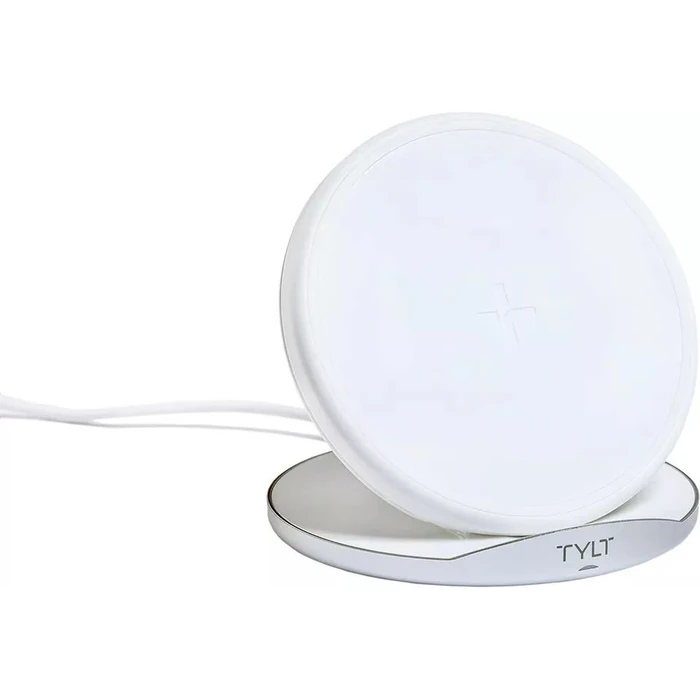 TYLT Crest 10W Convertible Pad + Stand Wireless Charger - White by TYLT - Image 2