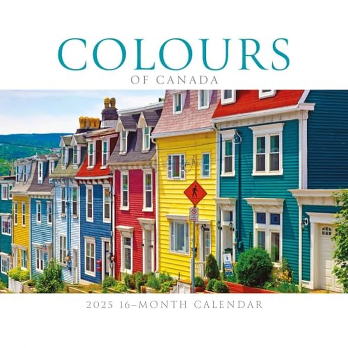 Canadian Geographic Colours of Canada OFFICIAL | 2025 14 x 24 Inch Monthly Deluxe Wall Calendar | Wyman Publishing | Travel Scenic Outdoor by BrownTrout Publishers Ltd. - Used - Like New condition - CA$13.86