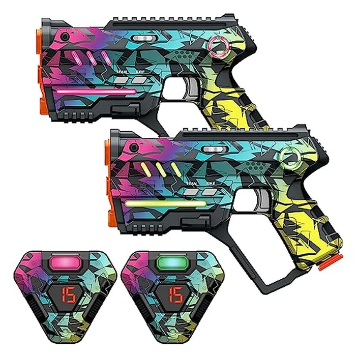 Laser Tag Set of 2, Lazer Tag Game for Kids Indoor & Outdoor Play, Gift Ideas for Kids Teens and Adults, Cool Toys for Teenage Ages 8 9 10 11 12+Year Old Boy & Girls by Winyea Tag - Used - Very Good condition