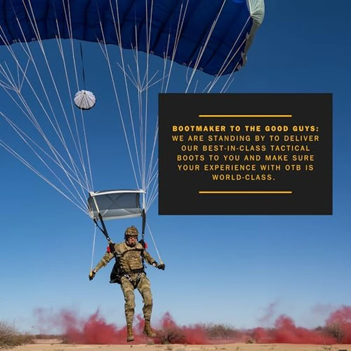 OTB Boots M-Flex 8 Tactical Boots for Men and Women - Lightweight, Durable Military & Combat Boots with Slip-Resistant Sole and Waterproof Leather, Coyote (Coyote, US Footwear Size System, Adult, Men, Numeric, Medium, 11) by OTB Boots - Image 8