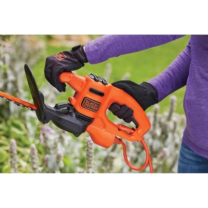 BLACK+DECKER Electric Hedge Trimmer, 16-Inch 3.0 Amp Compact Corded Power Hedge Trimmer (BEHT100) by BLACK+DECKER - Image 8