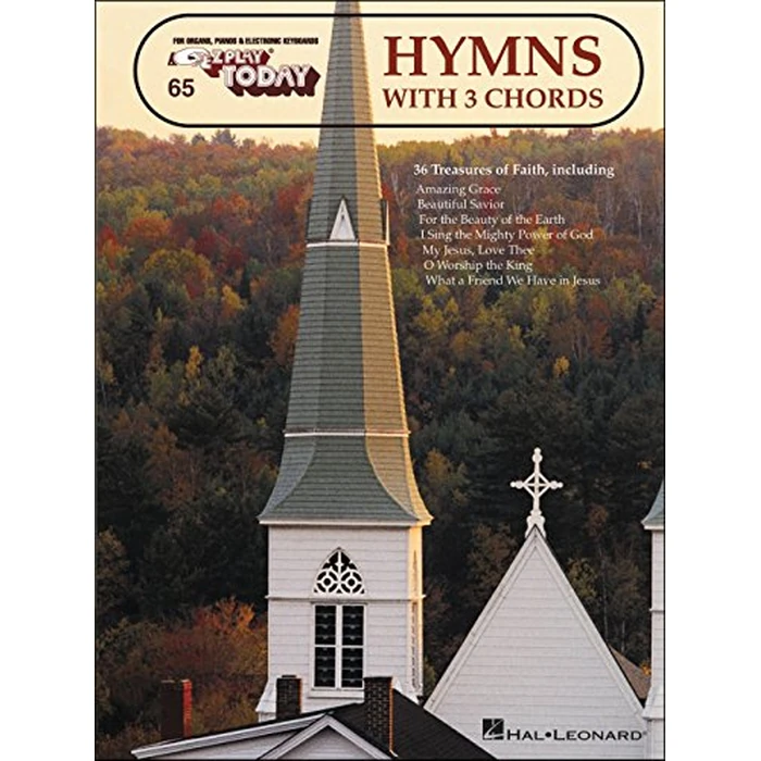 Hymns with 3 Chords E-Z Play Today Volume 65 by Hal Leonard - Image 2