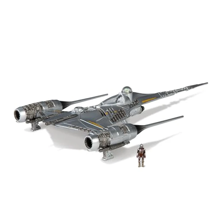 Star Wars(TM) Micro Galaxy Squadron The Mandalorian's N-1 Starfighter (Armada Edition) - 5-inch Vehicle with 1-Inch Micro Figure Accessory by Jazwares - Image 1