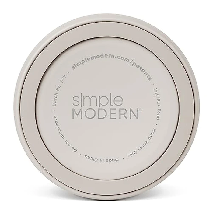 Simple Modern Stainless Steel Pet Bowl for Dogs & Cats | Insulated Stainless Steel Food Bowls for Dog Cat | Bentley Collection | Medium (32oz) | Almond Birch by Simple Modern - Image 2