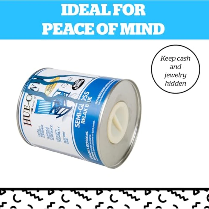 BigMouth Inc Fake Quart of Paint Can Safe - Hidden Safe for Money Stash - Secret Compartment and Hidden Storage Fun Gag Gift Prank & Book Safe Alternative by BigMouth - Image 2