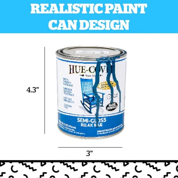 BigMouth Inc Fake Quart of Paint Can Safe - Hidden Safe for Money Stash - Secret Compartment and Hidden Storage Fun Gag Gift Prank & Book Safe Alternative by BigMouth - Image 3