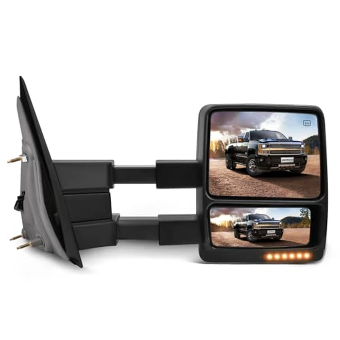 SCITOO Tow Mirror Compatible with 2007-2014 For Ford For F-150 Towing Mirror with Right Side Power Heated with Turn Signal Light by SCITOO - Used - Good condition