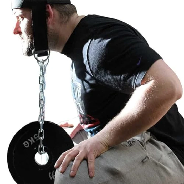 Fitness Neck Harness for Weight Training, Long Steel Chain and D-Rings, Neck Workout Equipment to Improve Muscle Strength by Mamibebe - Image 7
