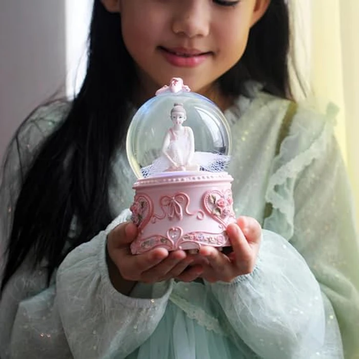 Ballerina Snow Globe Music Box with LED Lights - “You are My Sunshine” Ballet Dancer Gift for Girls, Birthday or Dance Recital Present, Kids Bedroom Decor by Septwonder - Image 7