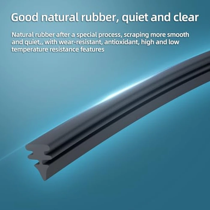 Wiper Blades Replacement for Toyota RAV4 2006-2012 Windshield Wipers-3 Pieces of Car Front and Rear Window Wiper Blade (24+17+12) by DECARTON - Image 4