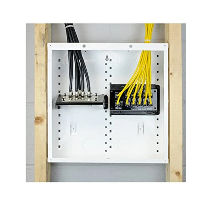 Legrand - OnQ 14 Inch Cable Management, Structured Media Box, In-Wall Enclosure, no cover, Glossy White, EN1480 by On-Q - Image 6