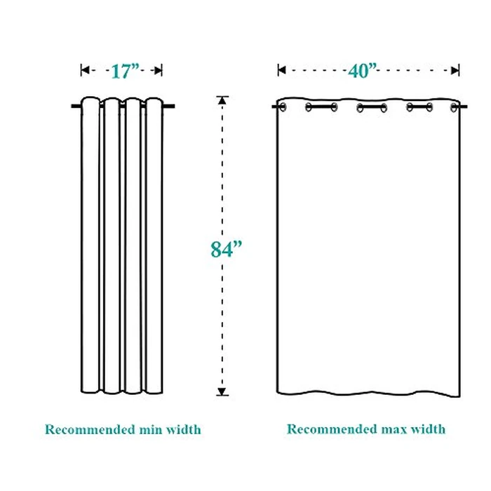 NICETOWN Girl's Room Blackout Curtain - Thermal Insulated Microfiber Grommet Top Window Treatment Drapery for Preteen Children (1 Panel, W52 x L84 Inch, Baby Pink) by NICETOWN - Image 8