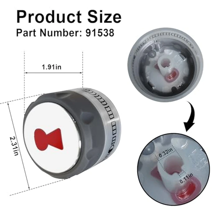 RKJFHIUR Upgraded 91538 Gas Grill Lighted Control Knobs,6 Pack Outdoor Grill knobs Fit for Weber Summit Grill 2012+ 400/600 Series E-470/670, S-460/470/660/670 for Weber Grill Replacement Parts by RKJFHIUR - Image 4