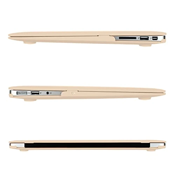 MOSISO Compatible with MacBook Air 13 inch Case (Models: A1369 & A1466, Older Version 2010-2017 Release), Protective Plastic Hard Shell Case & Keyboard Cover & Screen Protector, Apricot by MOSISO - Image 5
