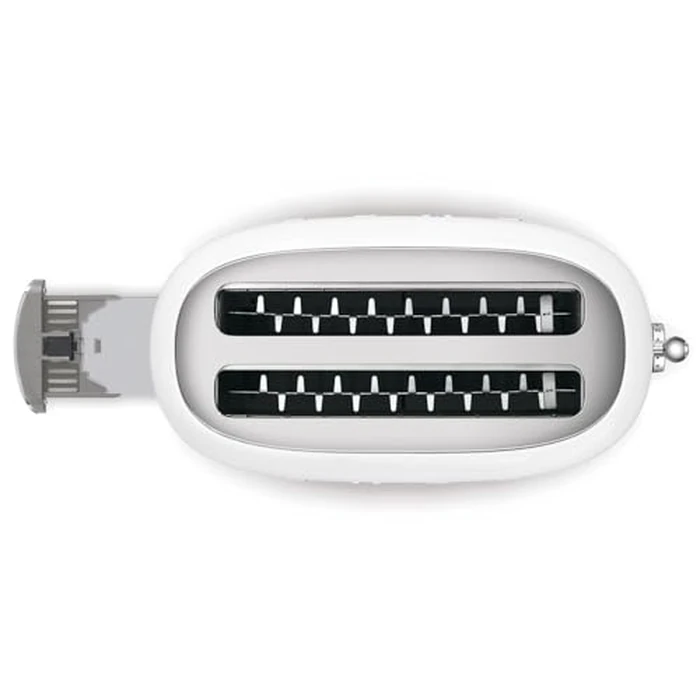 Smeg 50's Style Retro Aesthetic 4 Slice Toaster 6 Presets with 2 Extra Wide Slots, TSF02WHUS, White by Smeg - Image 4