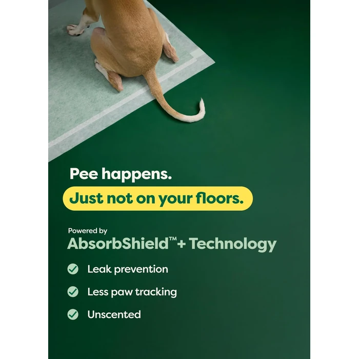 Earth Rated Puppy Pads, Max Absorbency Pee Pads for Dogs, Absorbs 2X Faster & 2X More, Leak Prevention, Potty Training, Fragrance-Free, Unscented, Regular [L], 22” x 23”, 40 Count by Earth Rated - Image 4