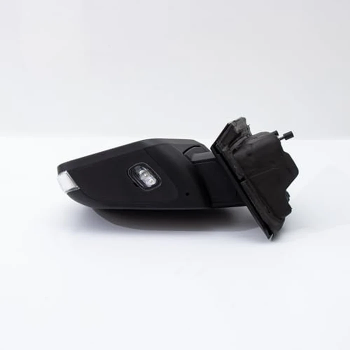 For Ford F150 2021-2024 Door Mirror with Textured Black Cover Manual Folding with Turn Signal Light Puddle Light Power Adjustment with Heated and Blind Spot Glass 11 Pins Left Driver Side (W/O Camera) by HIGHTO - Image 8