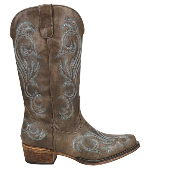 Roper Women's Riley Boot, Brown, 9.5 D US by Roper - Image 1