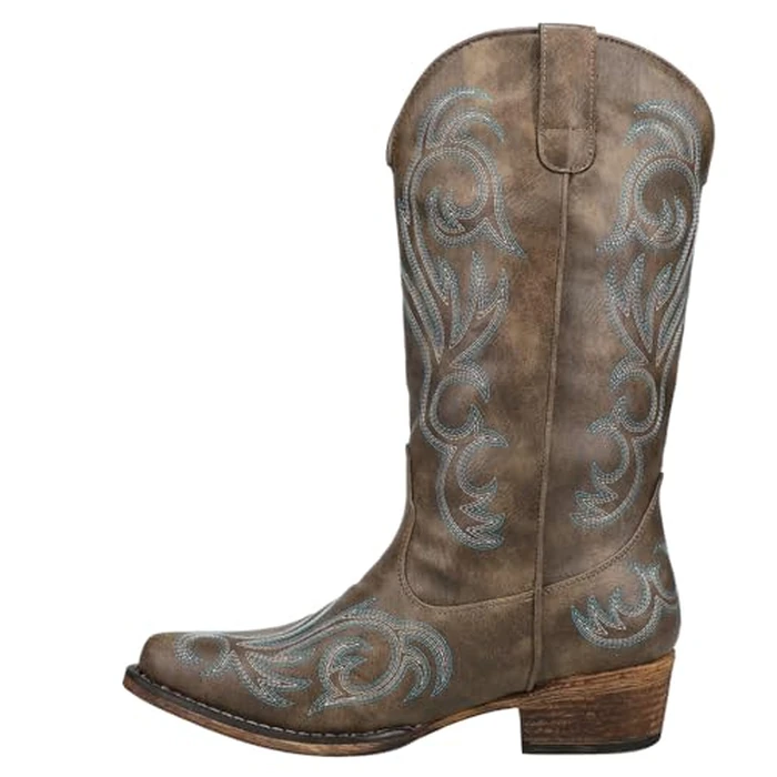Roper Women's Riley Boot, Brown, 9.5 D US by Roper - Image 3