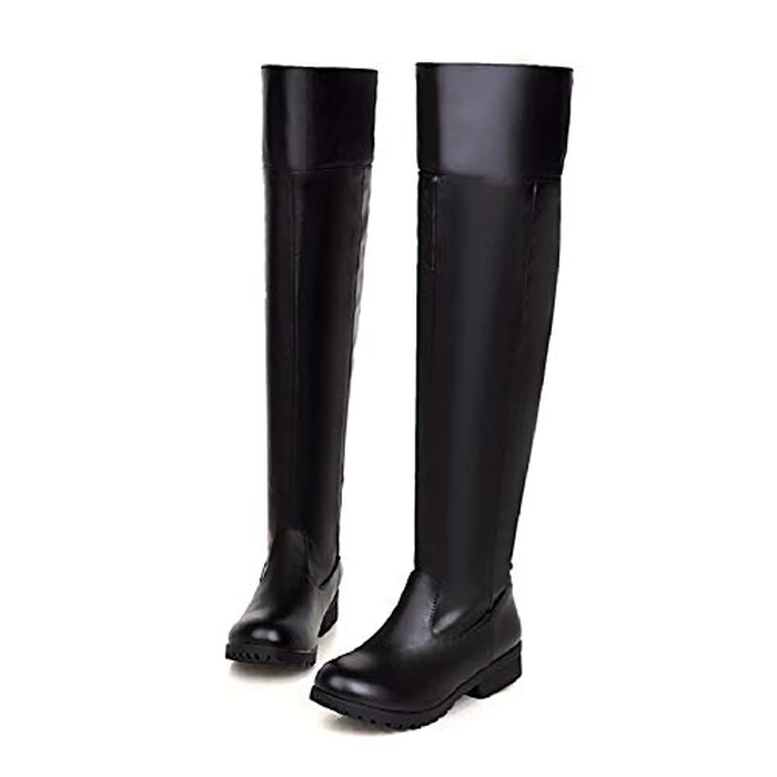 ACE SHOCK Men's Cosplay Boots Knee High Equestrian Riding Tall Boots Costume Shoes (11, Black) by ACE SHOCK - Image 3