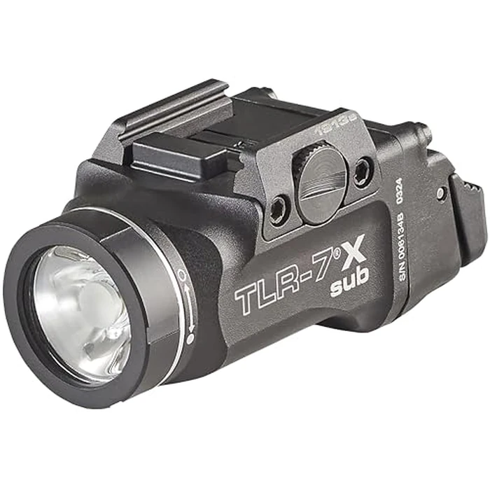 Streamlight 69400 TLR-7 X sub 500-Lumen Tactical Weapon Light Designed Exclusively and Solely for Railed Glock 43X Mos/48 Mos/43X Rail/48 Rail subcompact Handguns with Mounting Kit and Keys, Black by Streamlight - Image 9