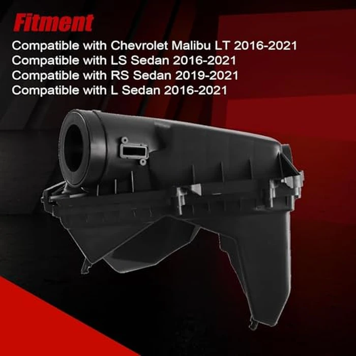 FZJDSD Air Cleaner Intake Filter Box Black Compatible with Chevrolet Malibu LT LS RS L Sedan 2016-2021 84003580 84588870 Air Intake Housing Box w/o Filter Air Intake Cleaner Box Housing by FZJDSD - Image 4