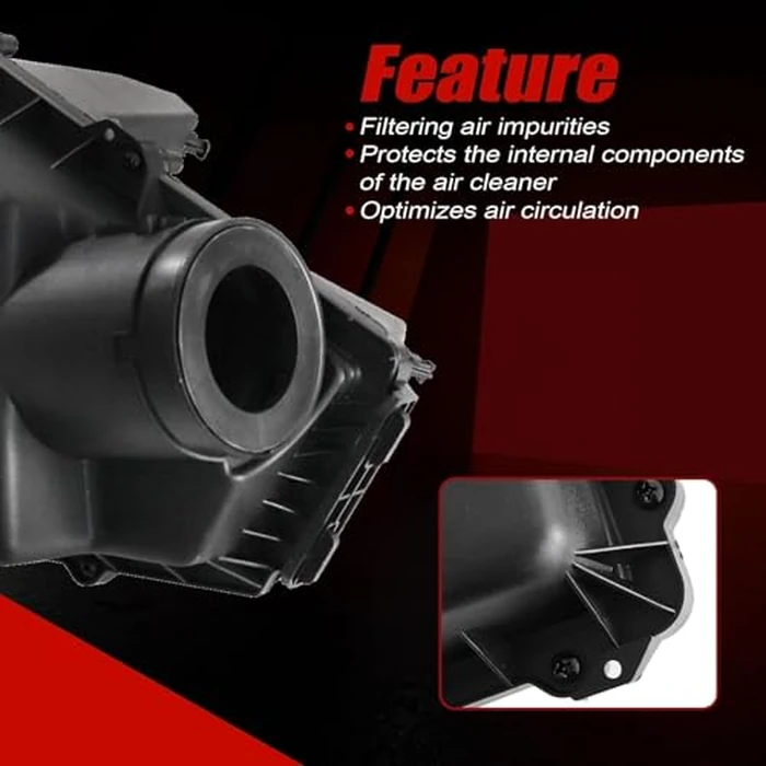 FZJDSD Air Cleaner Intake Filter Box Black Compatible with Chevrolet Malibu LT LS RS L Sedan 2016-2021 84003580 84588870 Air Intake Housing Box w/o Filter Air Intake Cleaner Box Housing by FZJDSD - Image 7