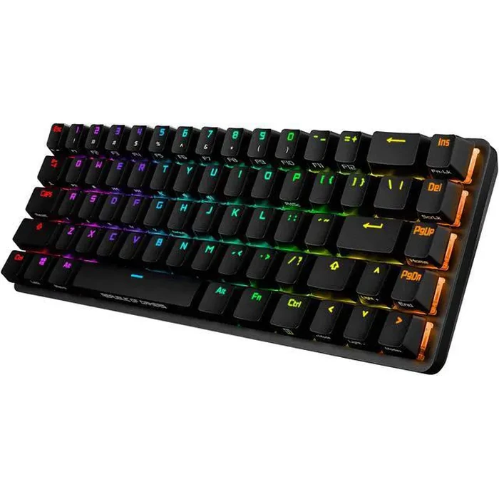 ASUS ROG Falchion NX 65% Wireless RGB Gaming Mechanical Keyboard | ROG NX Blue Clicky Switches, PBT Doubleshot Keycaps, Wired / 2.4G Hz, Touch Panel, by ASUS - Image 3