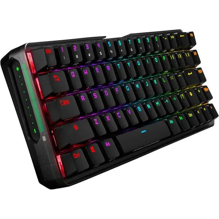 ASUS ROG Falchion NX 65% Wireless RGB Gaming Mechanical Keyboard | ROG NX Blue Clicky Switches, PBT Doubleshot Keycaps, Wired / 2.4G Hz, Touch Panel, by ASUS - Image 5