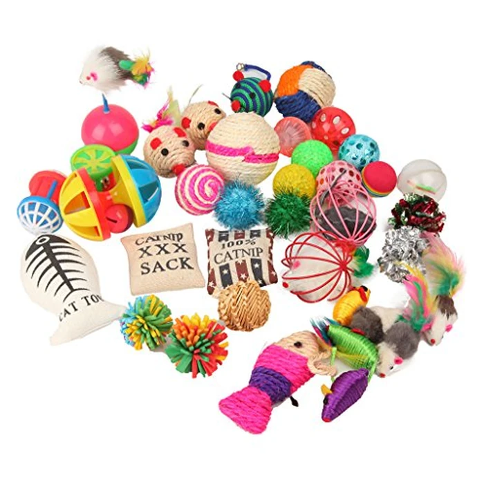 Fashion's Talk Cat Toys Variety Pack for Kitty 20 Pieces by Fashion's Talk - Used - Very Good condition - US$8.45