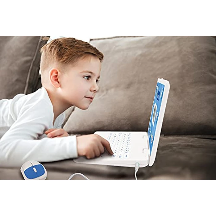 Lexibook - Educational and Bilingual Laptop Spanish/English - Toy for Children with 124 Activities to Learn Mathematics, Dactylography, Logic, Clock Reading, Play Games and Music - JC598i2 by LEXiBOOK - Image 4