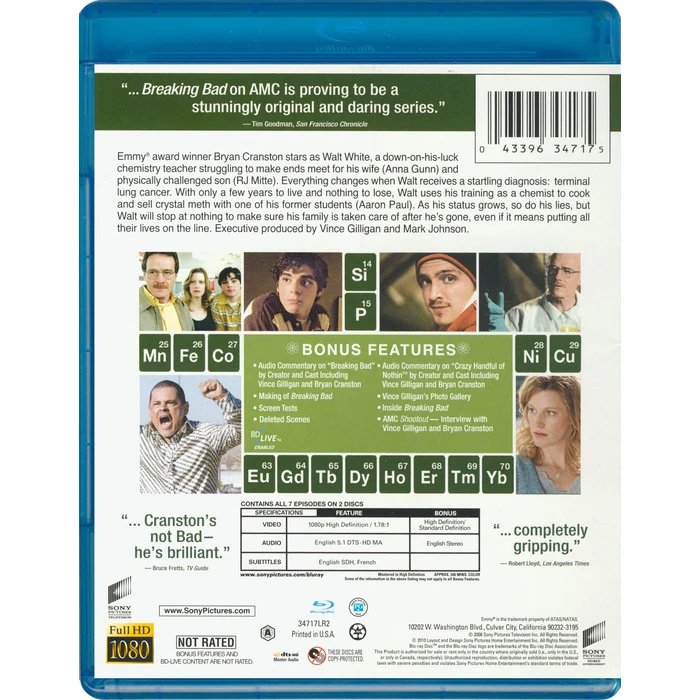 Breaking Bad: Season 1 [Blu-ray] (Sous-titres français) by Sony Pictures - Image 2