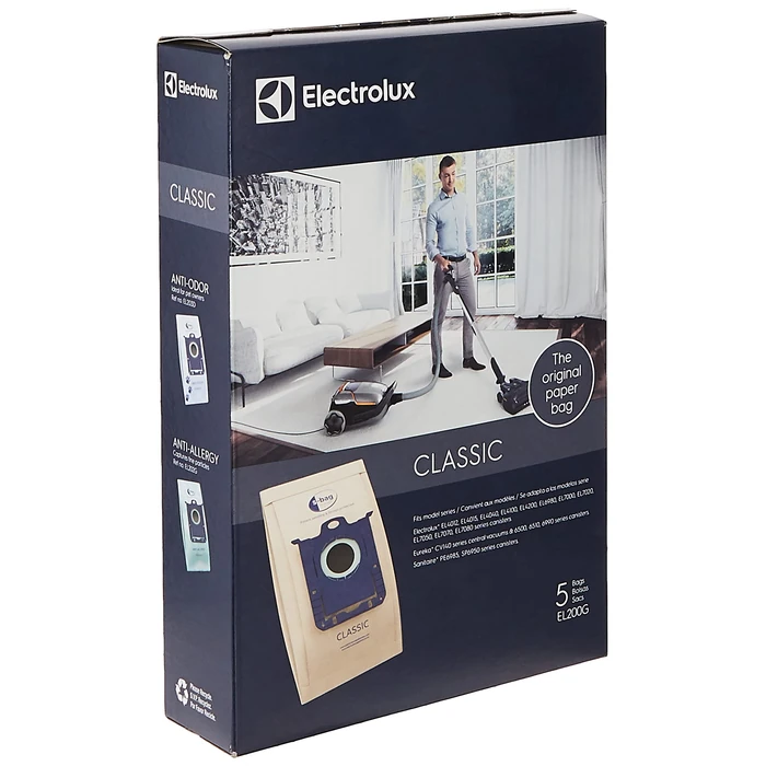 Electrolux Genuine Classic Vacuum Bag s-Bag - 5 Bags, EL200F by Electrolux - Used - Like New condition