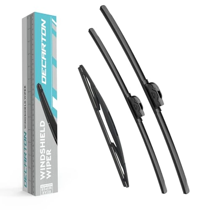 Wiper Blades Replacement for Nissan Murano 2017-2023 Windshield Wipers-3 Pieces of Car Front and Rear Window Wiper Blade (26+18+12) by DECARTON - Used - Acceptable condition