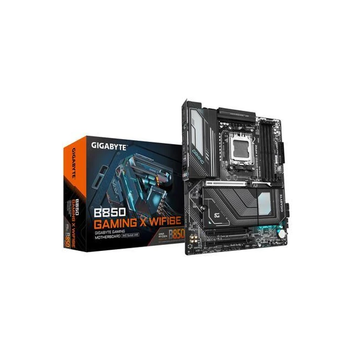 GIGABYTE B850 GAMING X WIFI6E AMD AM5 LGA 1718 Motherboard, ATX, DDR5, 3x M.2, PCIe 5.0, USB-C, WIFI6E, 2.5GbE LAN, EZ-Latch, 5-Year Warranty by GIGABYTE - Image 1
