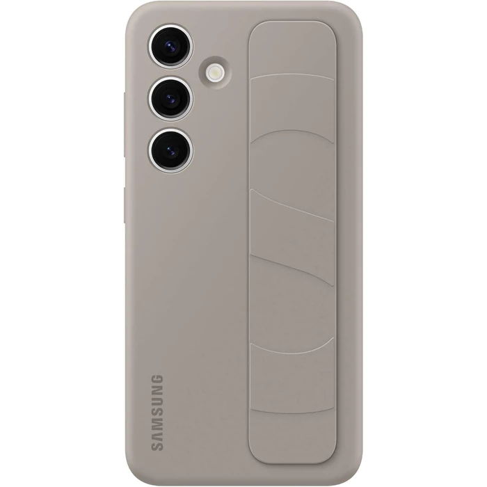 Samsung Standing Grip Phone Case for Galaxy S24+ - Taupe by Samsung - Refurbished - Brand New condition - CA$80.49