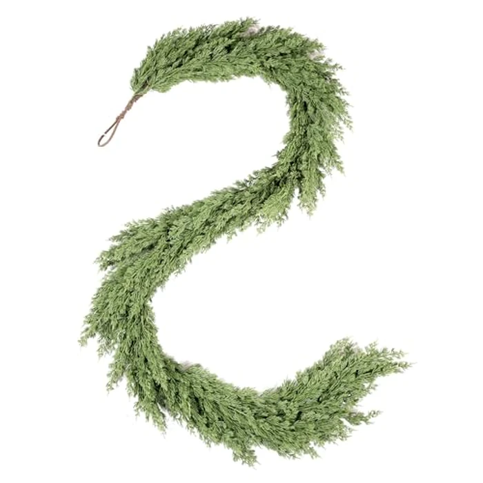 WBHome Real Touch Pinus Garland for Christmas Holiday Seasonal Outdoor/Indoor Home Decor, 6FT Long by WBHome - Used - Like New condition