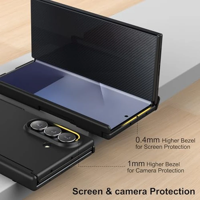 Foluu Slim Fit Case for Samsung Galaxy Z Trifold, Magnetic Hinge Protection Ultra Thin Matte PC with Non-Slip Grip Full Protection Protective Cover for Galaxy Z Trifold 5G 2026 (Black) by Foluu - Image 7